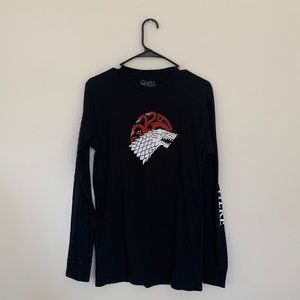 Game of Thrones Long Sleeves Black Shirt
